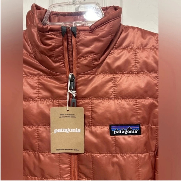 Patagonia Women’s XXL Nano Puff Jacket NWT Burl Red Puffer Puffy - Picture 4 of 9
